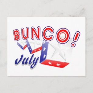 bunco july vykort