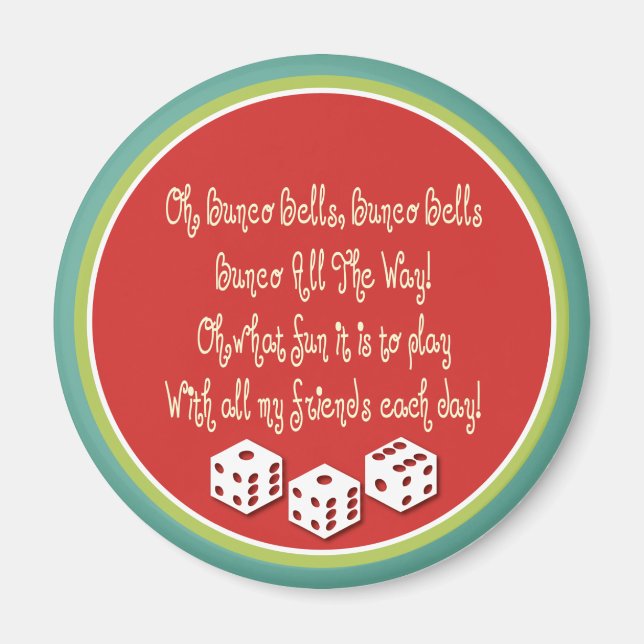 bunco klockor, bunco klockor magnet (Framsidan)