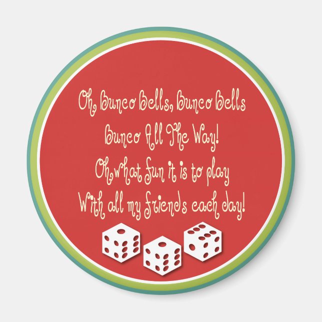 bunco klockor, bunco klockor magnet (Framsidan)