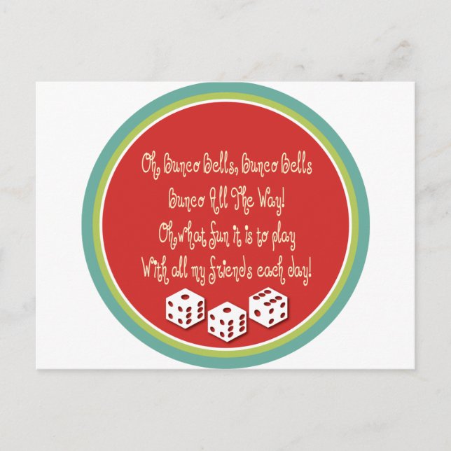 bunco klockor, bunco klockor vykort (Framsida)