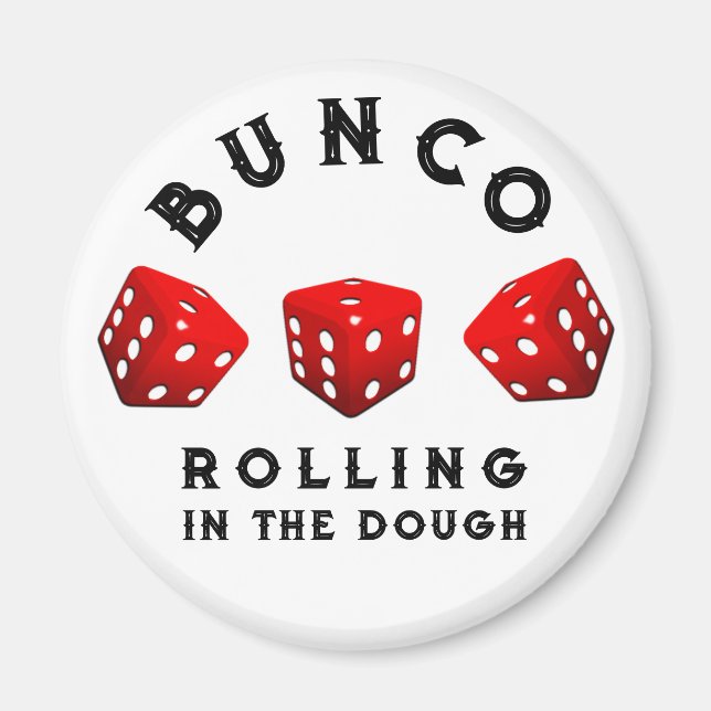 Bunco-kväll Magnet (Framsidan)