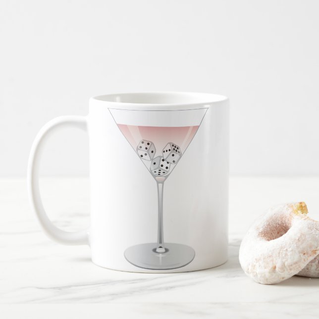 Bunco Martini Cocktail Kaffemugg (Med munk)