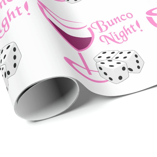 Bunco Night Presentpapper (Rullad Hörn)