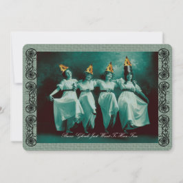 Bunco oktober Halloween-inbjudan Inbjudningar