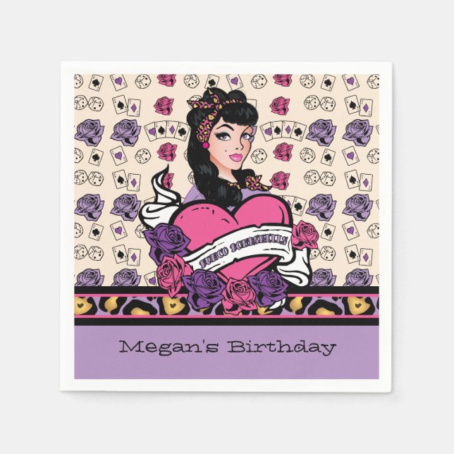 Bunco, påk pappersservett (Framsidan)