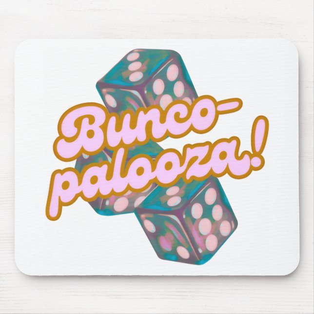 Bunco-palooza mouse pad musmatta (Framsidan)