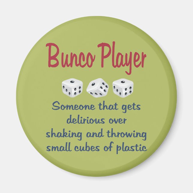 Bunco Player -Definition Magnet (Framsidan)