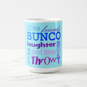 Bunco Player Dice Friends Kaffemugg