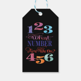 Bunco Player - vilket nummer är vi på? Presentetikett