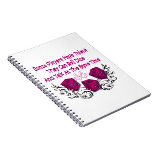 Bunco Players Note Keeping Notebook Anteckningsbok