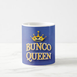 Bunco Queen Gult Guld Heart Krona Kaffemugg