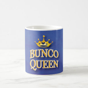 Bunco Queen Gult Guld Heart Krona Kaffemugg