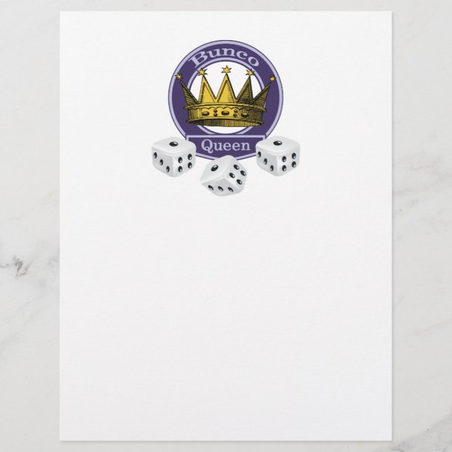 Bunco Queen Krona och Dice (Framsida)