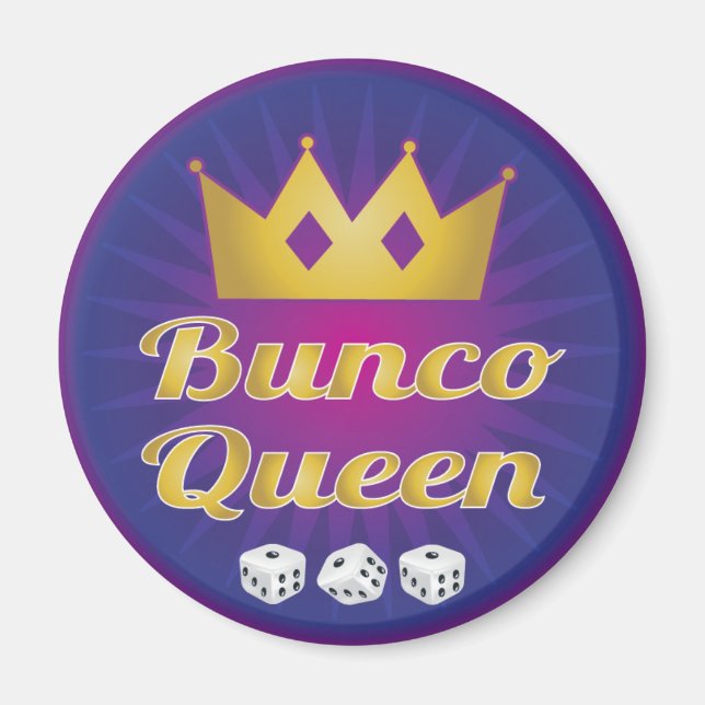 Bunco Queen Krona och Dice Magnet (Framsidan)
