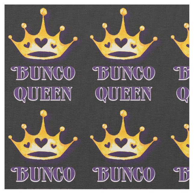 Bunco Queen Player Black Tyg (Närbild)