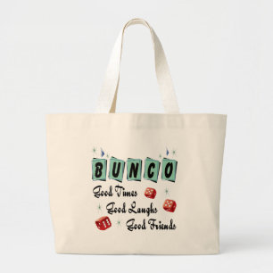 Bunco Retro Typography Party Supply Jumbo Tygkasse