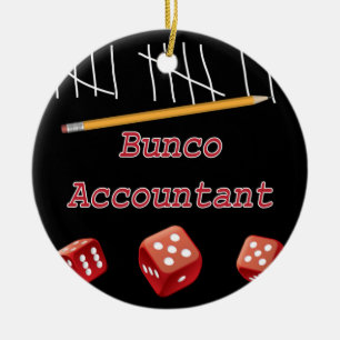 Bunco revisorprydnad julgransprydnad keramik