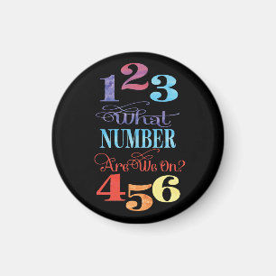 Bunco Roligt, vilket nummer är vi på? Magnet