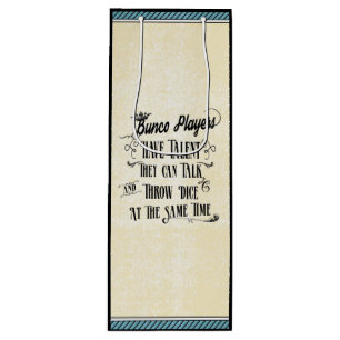 Bunco spelare har talangvin att hänga lös