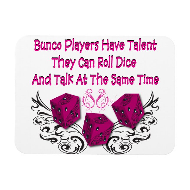 Bunco-spelare har talent Magnet (Horisontell)