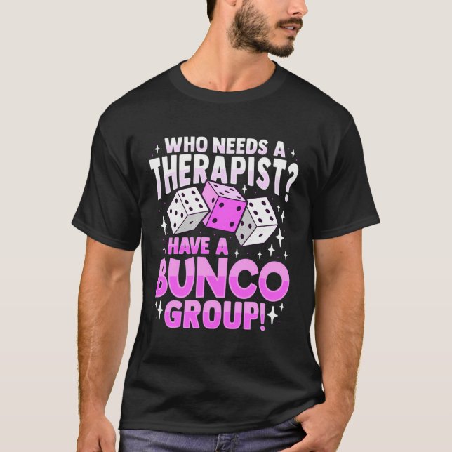 Bunco-speldesign för Bunco Babes T Shirt (Framsida)