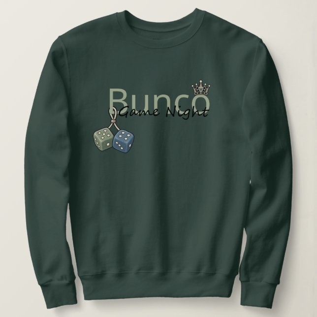 Bunco Spelkväll  T Shirt (Design framsida)