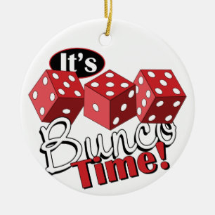 Bunco TIme Julgransprydnad Keramik