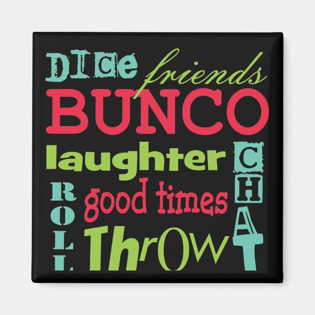 Bunco Tunnelbanan Art Design by Artinspired Magnet (Framsidan)