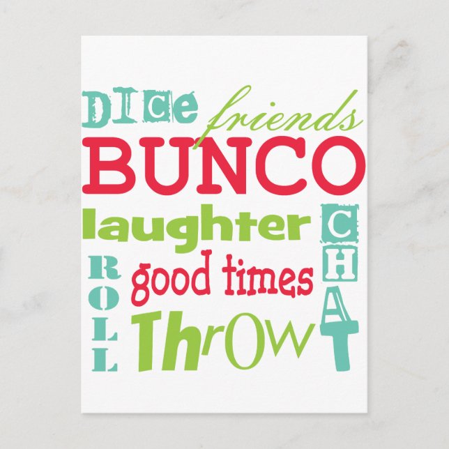 Bunco Tunnelbanan Art Design by Artinspired Vykort (Framsida)