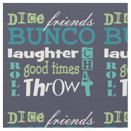 Bunco Tunnelbanan Art Novelty Blue Mönster Fabric Tyg
