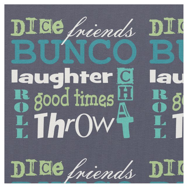 Bunco Tunnelbanan Art Novelty Blue Mönster Fabric Tyg (Närbild)