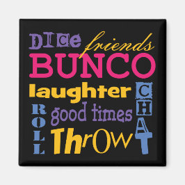 Bunco Tunnelbanan Modern Art Design by Artinspired Magnet