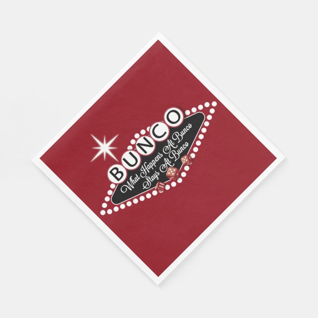 Bunco - vad som händer i Bunco Pappersservett (Hörn)