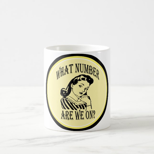 Bunco vilken Number är oss på #2 Kaffemugg (Center)