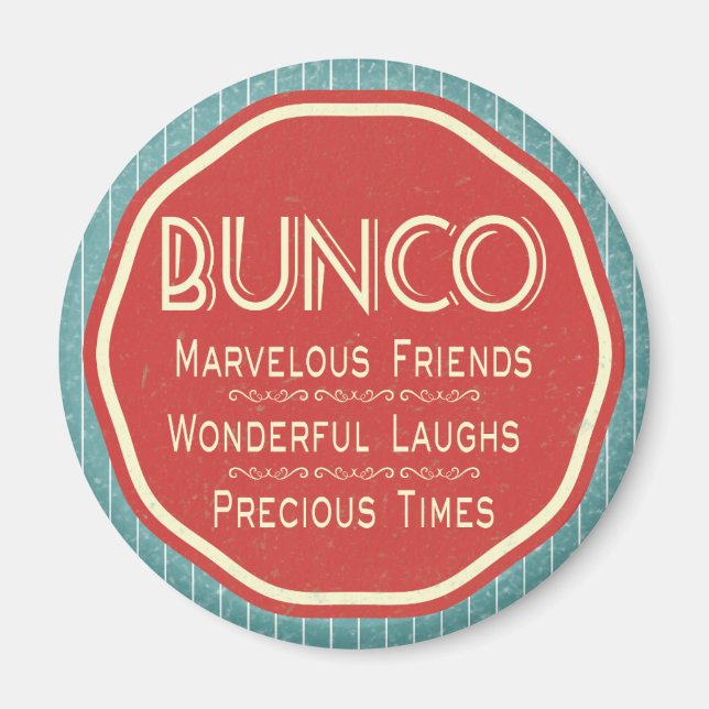 Bunco Vintage Emblem Magnet (Framsidan)