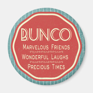 Bunco vintageEmblem Magnet