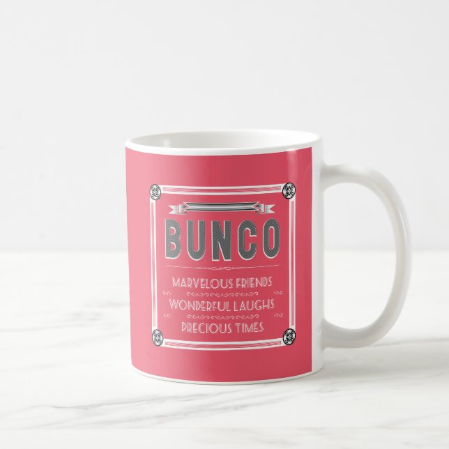 Bunco vintagetypografi kaffemugg (Höger)