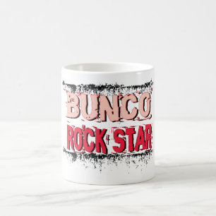 buncorockstjärna i rosor kaffemugg
