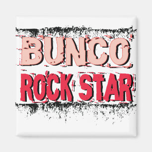 buncorockstjärna i rosor magnet