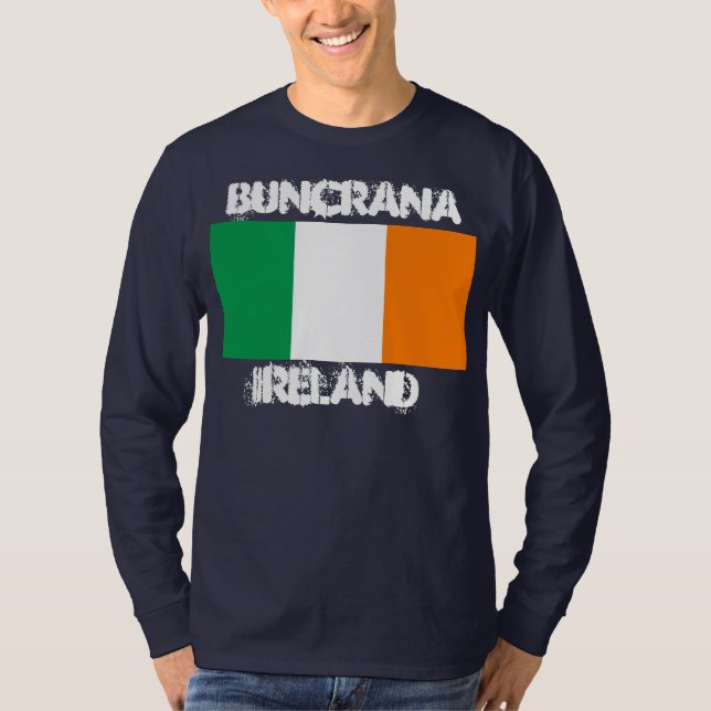 Buncrana, Irland med irländskt flagga Tröja (Framsida)