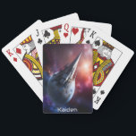 Bund för Antares Casinokort<br><div class="desc">Ett rundat stjärnskepp med en lång, fin konserver torn går över galaxerna på solens vind på detta vackra kortdäck. Perfekt för alla som kärlek science fiction, rymden och rymdforskning.</div>