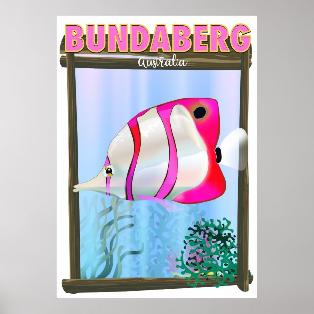Bundaberg Australia-reseaffisch Poster (Framsidan)