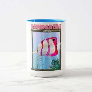 Bundaberg Australia-reseaffisch Två-Tonad Mugg