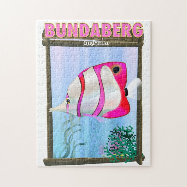 Bundaberg Australien reseaffisch Pussel (Vertikal)