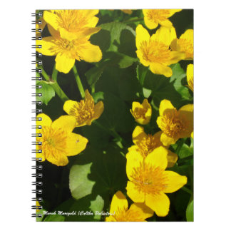Bundbok för Spiral 8 x 11 tum | Marsh Marigold Anteckningsbok