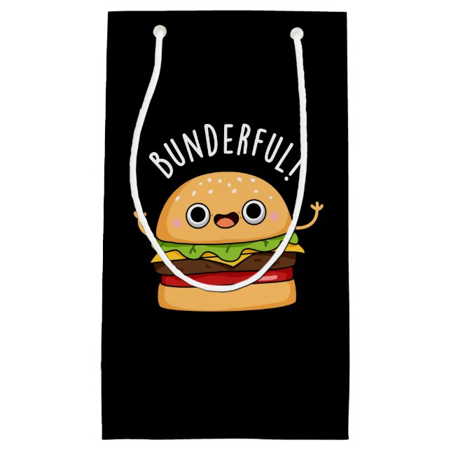 Bunderful Funny Burger Bun Pun Mörk BG (Framsidan)