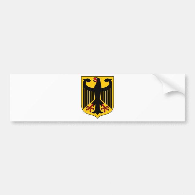 Bundesadler - Bundeswappen Deutschlands - Tyskland Bildekal (Framsidan)