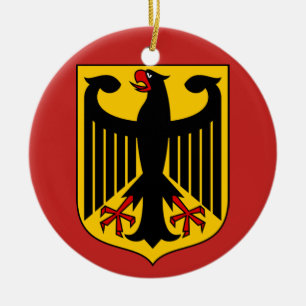 Bundesadler - Bundeswappen Deutschlands - Tyskland Julgransprydnad Keramik