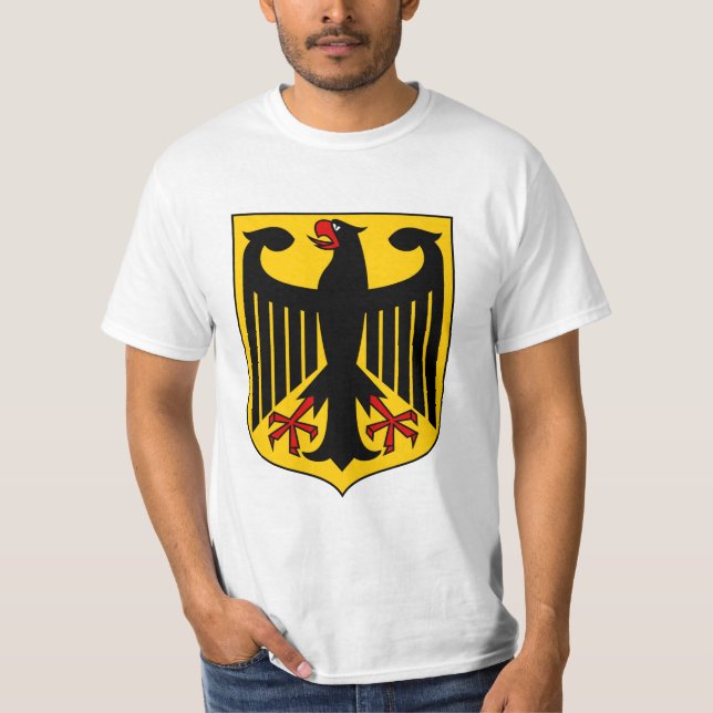 Bundesadler - Bundeswappen Deutschlands - Tyskland T Shirt (Framsida)