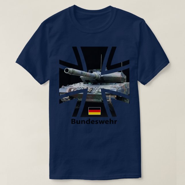 Bundeswehr Leopard Tank T Shirt (Design framsida)
